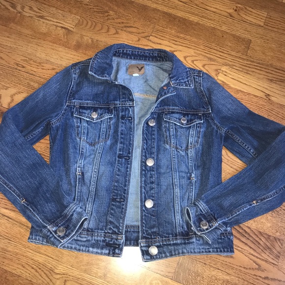 american eagle blue jean jacket